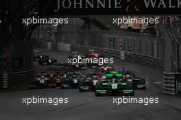 Race 2, The Start 23.05.2015. GP2 Series, Rd 3, Monte Carlo, Monaco, Saturday.