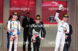 Race 2 Podium, 3rd Sergey Sirotkin (RUS), Rapax Team 23.05.2015. GP2 Series, Rd 3, Monte Carlo, Monaco, Saturday.
