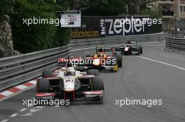 Race 2, Arthur Pic (FRA), Campos Racing 23.05.2015. GP2 Series, Rd 3, Monte Carlo, Monaco, Saturday.
