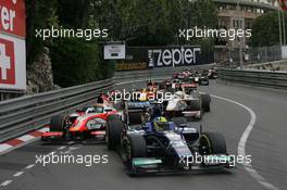 Race 2, Julian Leal (COL), Carlin 23.05.2015. GP2 Series, Rd 3, Monte Carlo, Monaco, Saturday.