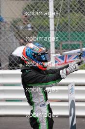 Race 2, Richie Stanaway (NZL), Status Grand Prix celebrtaes his victory 23.05.2015. GP2 Series, Rd 3, Monte Carlo, Monaco, Saturday.