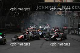 Race 2, The Start 23.05.2015. GP2 Series, Rd 3, Monte Carlo, Monaco, Saturday.