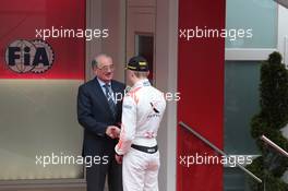 Race 2 Podium, 3rd Sergey Sirotkin (RUS), Rapax Team 23.05.2015. GP2 Series, Rd 3, Monte Carlo, Monaco, Saturday.
