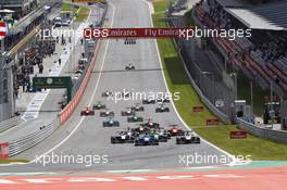 Race 2,  Start of the race 21.06.2015. GP3 Series, Rd 2, Spielberg, Austria, Sunday.
