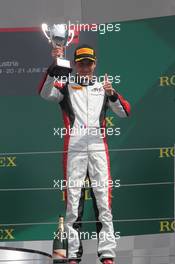 Race 2,  2nd position Marvin Kirchhofer (GER) Art Grand Prix 21.06.2015. GP3 Series, Rd 2, Spielberg, Austria, Sunday.