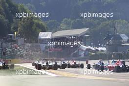 Start Race 2 23.08.2015. GP3 Series, Rd 5, Spa-Francorchamps, Belgium, Sunday.