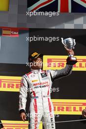 Race 2 podium: 3rd Jann Mardenborough (GBR), Carlin 10.05.2015. GP3 Series, Rd 1, Barcelona, Spain, Sunday.