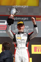 Race 2 podium: winner Marvin Kirchhofer (GER), Art Grand Prix, 10.05.2015. GP3 Series, Rd 1, Barcelona, Spain, Sunday.