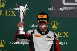 Race 2, 2nd position Esteban Ocon (FRA) ART Grand Prix 05.07.2015. GP3 Series, Rd 3, Silverstone, England, Sunday.