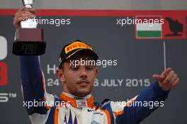 Race 1, Luca Ghiotto (ITA) Trident, race winner 25.07.2015. GP3 Series, Rd 4, Budapest, Hungary, Saturday.