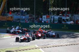 Race 1,  Start of the race 05.09.2015. GP3 Series, Rd 6, Monza, Italy, Saturday.