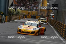 Earl Bamber (NZL) LKM Racing Porsche 997 GT3R 21.11.2015. FIA GT Worldcup, Macau, China