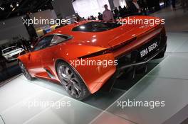Car Used in the last 007 Movie Spectre 16.09.2015. International Motor Show Frankfurt, Germany.