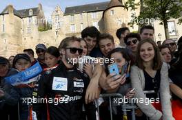 Sam Bird #26 G-Drive Racing Ligier JS P2 12.06.2015. Le Mans 24 Hour, Friday, Drivers Parade, Le Mans, France.