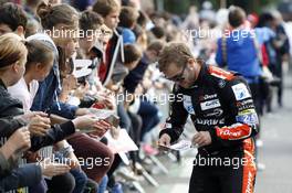 Sam Bird #26 G-Drive Racing Ligier JS P2 12.06.2015. Le Mans 24 Hour, Friday, Drivers Parade, Le Mans, France.