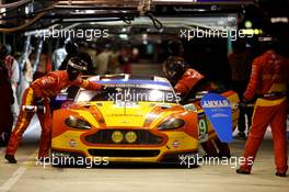 Fernando Rees, Alex MacDowall, Richie Stanaway #99 Aston Martin Racing V8 Aston Martin Vantage GTE 10.06.2015. Le Mans 24 Hour, Qualifying, Le Mans, France.