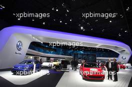 Volkswagen Stand 12-13.01.2015. North American International Auto Show, Detroit, USA. www.xpbimages.com, EMail: requests@xpbimages.com - copy of publication required for printed pictures. Every used picture is fee-liable. © Copyright: Photo4 / XPB Images