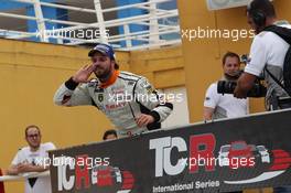 03.05.2015 - Race 2, 1st position Stefano Comini (SUI) SEAT Le&#xf3;n, Target Competition 02-03.05.2015 TCR International Series, Valencia, Spain