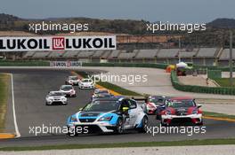 03.05.2015 - Race 2, Andrea Belicchi (ITA) SEAT Le&#xf3;n, Target Competition 02-03.05.2015 TCR International Series, Valencia, Spain