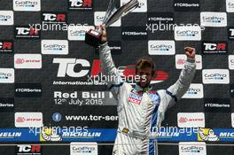 12.07.2015 - Race 2, Pol Rosell (ESP) Volkswagen Golf TCR, Liqui Moly Team Engstler, race winner 11-12.07.2015 TCR International Series, Red Bull Ring, Salzburg, Austria