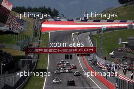 12.07.2015 - Race 2, Start of the race 11-12.07.2015 TCR International Series, Red Bull Ring, Salzburg, Austria