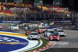 Race2, Start 20.09.2015. TCR International Series, Rd 9, Marina Bay Street Circuit, Singapore, Sunday.