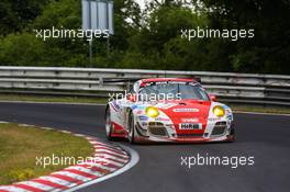 Sabine Schmitz, Klaus Abbelen, Patrick Huisman, Frikadelli Racing Team, Porsche 911 GT3 R 20.06.2015. VLN ADAC ACAS H&R-Cup, Round 3, Nurburgring, Germany.