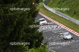 Georg Weiss, Jochen Grumbach, Oliver Kainz, Wochenspiegel Team Manthey, Porsche 911 GT3 RSR 20.06.2015. VLN ADAC ACAS H&R-Cup, Round 3, Nurburgring, Germany.