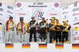 Podium 01.08.2015 - VLN ADAC Barbarossapreis, Round 5, Nurburgring, Germany.