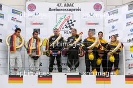 Podium 01.08.2015 - VLN ADAC Barbarossapreis, Round 5, Nurburgring, Germany.
