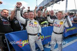 Klaus Graf, Christian Hohenadel, Rowe Racing, Mercedes-Benz SLS AMG GT3 22.08.2015 - VLN RCM DMV Grenzlandrennen, Round 6, Nurburgring, Germany.