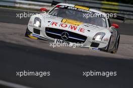 Christian Hohenadel, Klaus Graf, Rowe Racing, Mercedes-Benz SLS AMG GT3 05.09.2015 - VLN Opel 6 Stunden ADAC Ruhr-Pokal-Rennen, Round 7, Nurburgring, Germany.