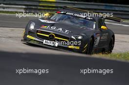 Nico Bastian, Maro Engel, Rowe Racing, Mercedes-Benz SLS AMG GT3 05.09.2015 - VLN Opel 6 Stunden ADAC Ruhr-Pokal-Rennen, Round 7, Nurburgring, Germany.