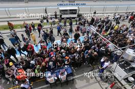 Toyota Hybrid Racing autograph session. 28.03.2015. FIA World Endurance Championship, 'Prologue' Official Test Days, Paul Ricard, France. Saturday.