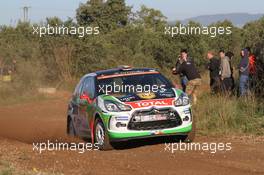 Simone Tempestini (ITA) Matheo Charcciosi (ITA), Citroen DS3 R3 22-25.10.2015. World Rally Championship, Rd 12,  Rally de Espana, Catalunya-Costa Daurada, Salou, Spain.