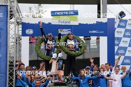 02.08.2015 - 1st position Jari-Matti Latvala, Miikka Anttila (Volkswagen Polo WRC #2, Volkswagen Motorsport) 30.07-02.08.2015 FIA World Rally Championship 2015, Rd 8, Rally Finland, Jyvaskyla, Finland