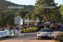 04.10.2015 - FranÃƒÂ§ois Delecour- Sabrina De Castelli, PORSCHE 911GT3 10.01-10.04.2015 FIA World Rally Championship 2015, Rd 11, Rally Corsica, Ajaccio, France
