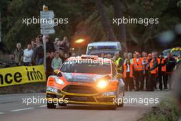04.10.2015 - Martin Prokop, Jan Tomanek (Ford Fiesta RS WRC, #21 Jipocar Czech National Team) 10.01-10.04.2015 FIA World Rally Championship 2015, Rd 11, Rally Corsica, Ajaccio, France