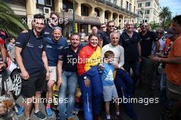04.10.2015 -  FranÃƒÂ§ois Delecour- Sabrina De Castelli, PORSCHE 911GT3 10.01-10.04.2015 FIA World Rally Championship 2015, Rd 11, Rally Corsica, Ajaccio, France