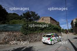 04.10.2015 - Ole Christian VEIBY (NOR) - Anders JAEGER (NOR) CITROEN DS3 R3T, PRINTSPORT 10.01-10.04.2015 FIA World Rally Championship 2015, Rd 11, Rally Corsica, Ajaccio, France
