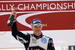 04.10.2015 -  Jari-Matti Latvala (Volkswagen Polo WRC #2, Volkswagen Motorsport), race winner 10.01-10.04.2015 FIA World Rally Championship 2015, Rd 11, Rally Corsica, Ajaccio, France