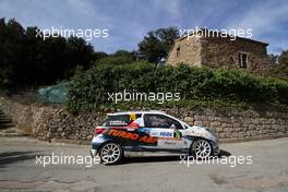 04.10.2015 - Jordan BERFA -  Damien AUGUSTIN, CITROEN DS3 R3T 10.01-10.04.2015 FIA World Rally Championship 2015, Rd 11, Rally Corsica, Ajaccio, France