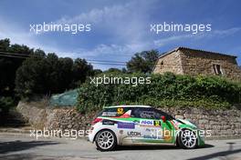 04.10.2015 - Simone Tempestini, Matteo Chiarcossi, CitroÃƒÂ«n DS3 R3T 10.01-10.04.2015 FIA World Rally Championship 2015, Rd 11, Rally Corsica, Ajaccio, France