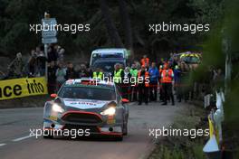 04.10.2015 - Robert Kubica, Maciej Szczepaniak (Ford Fiesta RS WRC 10.01-10.04.2015 FIA World Rally Championship 2015, Rd 11, Rally Corsica, Ajaccio, France