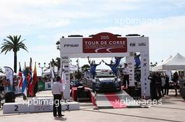 04.10.2015 -  Julien Maurin, Nicolas Klinger (Ford Fiesta R5) 10.01-10.04.2015 FIA World Rally Championship 2015, Rd 11, Rally Corsica, Ajaccio, France
