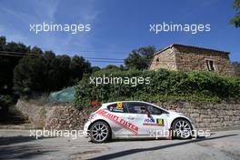 04.10.2015 - Jonathan HIRSCHI (CHE) - Victor BELLOTO (FRA) PEUGEOT 208T16 10.01-10.04.2015 FIA World Rally Championship 2015, Rd 11, Rally Corsica, Ajaccio, France