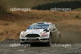 Elfyn Evans, Daniel Barrit (Ford Fiesta WRC, #6 M-Sport World Rally Team) 12-15.11.2015. World Rally Championship, Rd 13, Wales Rally GB, Deeside, Flintshire, Wales.