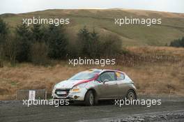Fabio Andolfi (ITA) Simone Scattolin (ITA), Peugeot R2 12-15.11.2015. World Rally Championship, Rd 13, Wales Rally GB, Deeside, Flintshire, Wales.