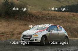 Damiano De Tommaso (ITA) Massmilliano Bosi (ITA), Peugeot 208 R2 12-15.11.2015. World Rally Championship, Rd 13, Wales Rally GB, Deeside, Flintshire, Wales.