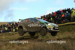 Yurii Protasov , Pavlo Cheperin (Ford Fiesta R5) 12-15.11.2015. World Rally Championship, Rd 13, Wales Rally GB, Deeside, Flintshire, Wales.